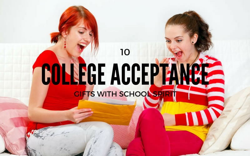 10 College Acceptance Gifts with School Spirit