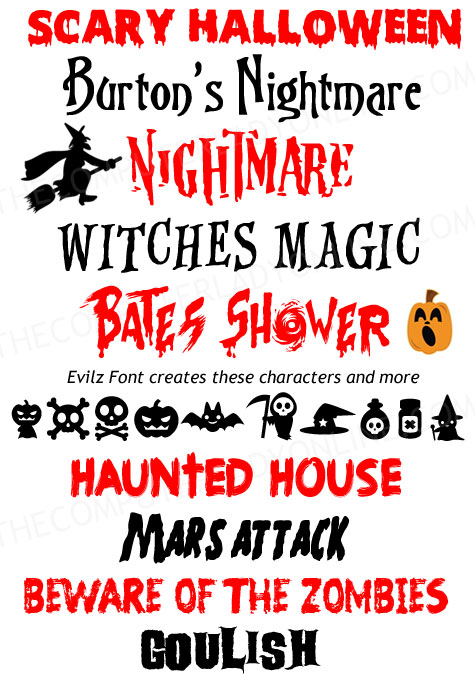 10 Free Spooky Halloween Fonts