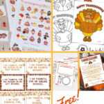 15 Free Thanksgiving Printables for Table Family Games and Activities!