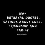 150 Betrayal Quotes, Sayings about Love, Friendship and Family