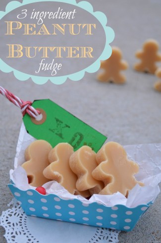 This peanut butter fudge only requires 3 ingredients!! So easy and yummy