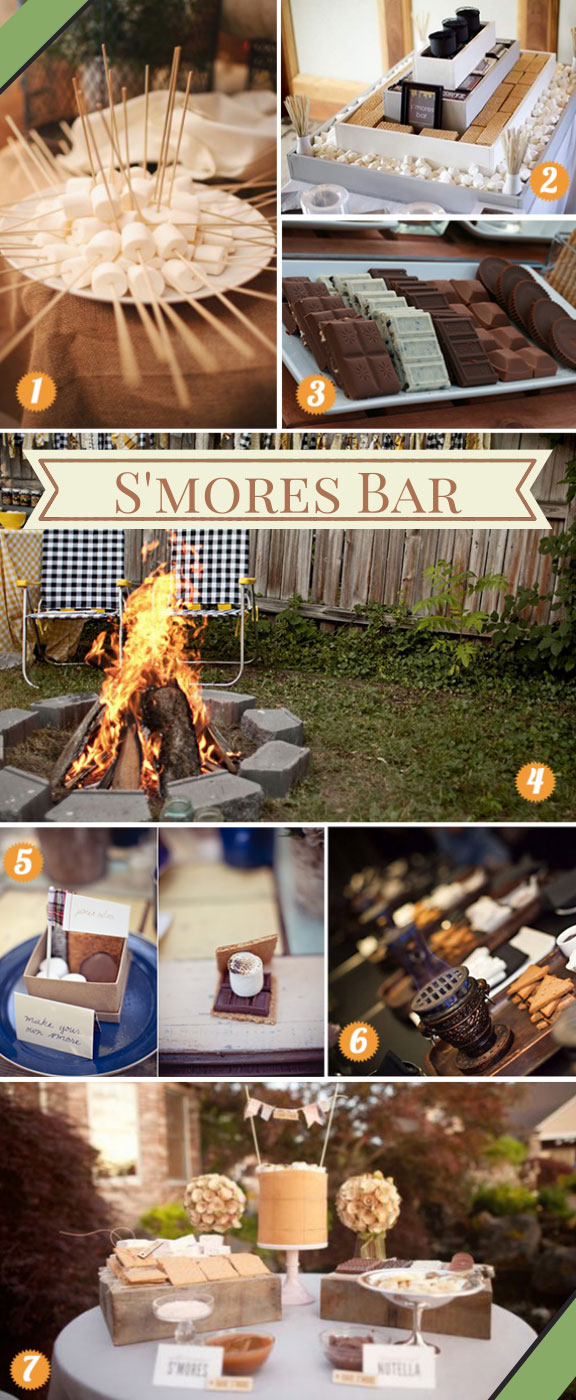 Easy Ways to Set Up a S’mores Bar for a Wedding