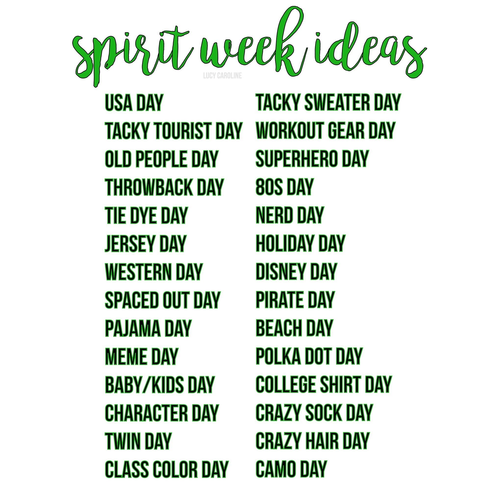 10 Ideal Spirit Week Ideas For Work a way to make spirit days an in your face everyone knows about them 2021