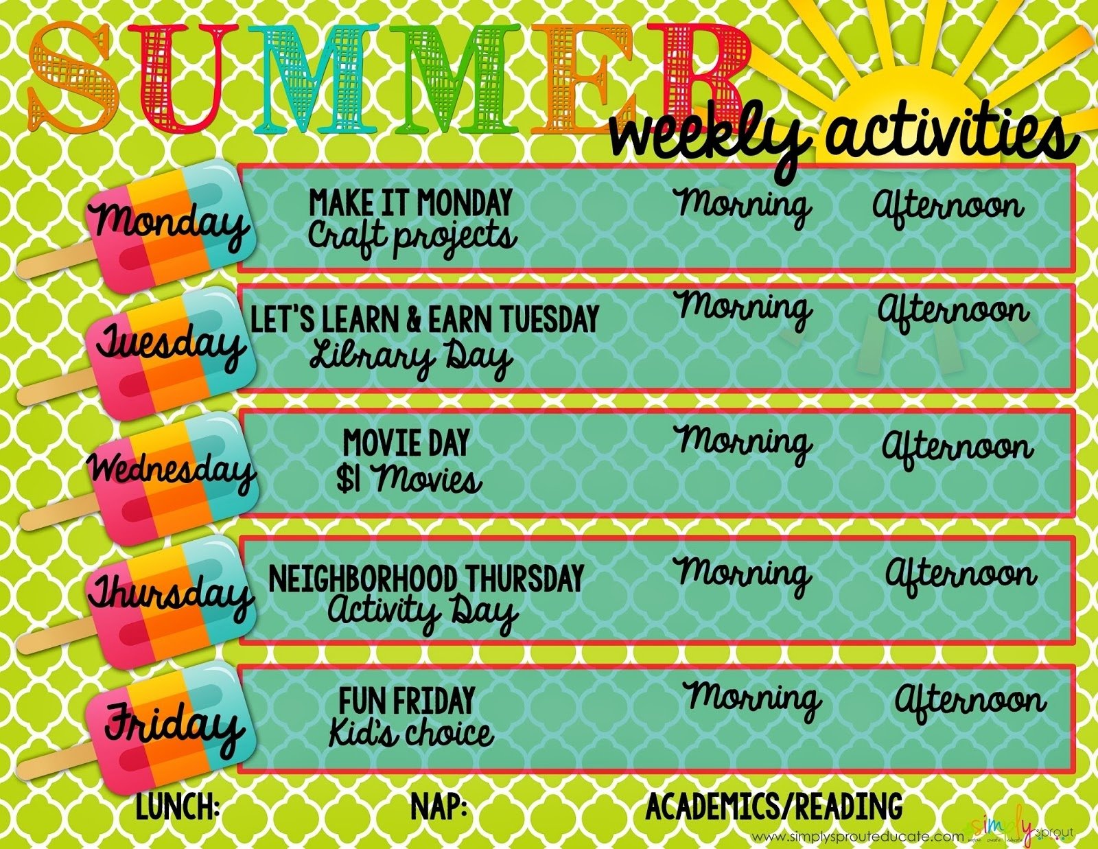 10 Ideal Spirit Week Ideas For Work schools out for summer now what simply sprout 2021
