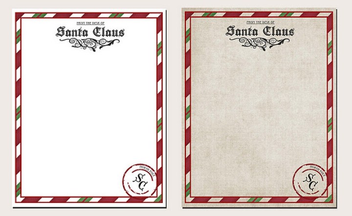 North Pole Letterhead Free Printable - a fun way to give the gift of self esteem to your little ones! From overthebigmoon.com!