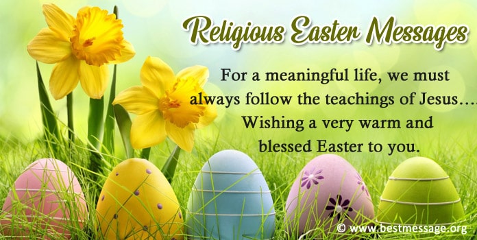 Religious Easter Messages Images