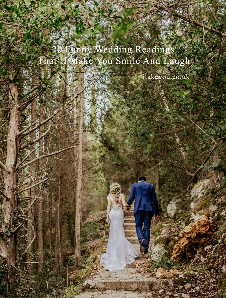 20 Funny wedding readings - Humorous weddding readings