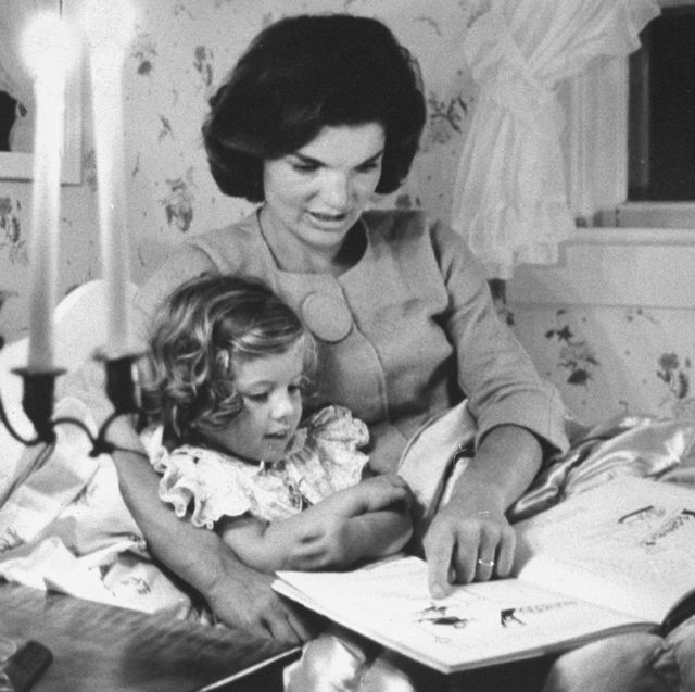 jackie kennedy reading to child