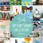 boy baby shower cakes and desserts