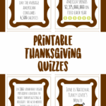 Printable Thanksgiving Quizzes