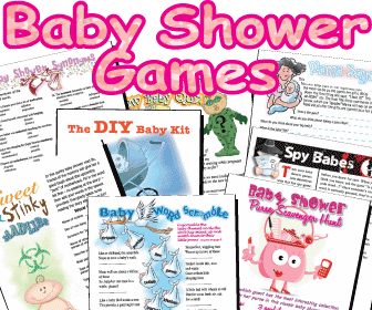 Printable Funny Baby Shower Games Pack