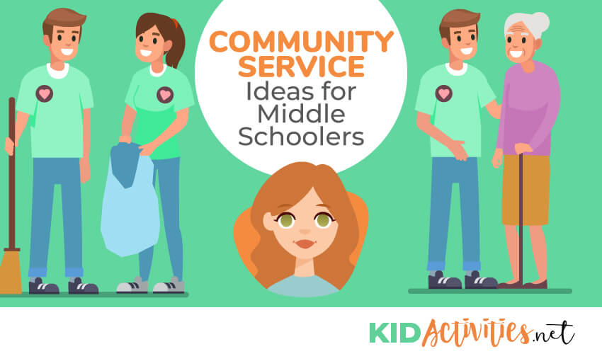 A List of 40 Community Service Ideas for Middle School Students