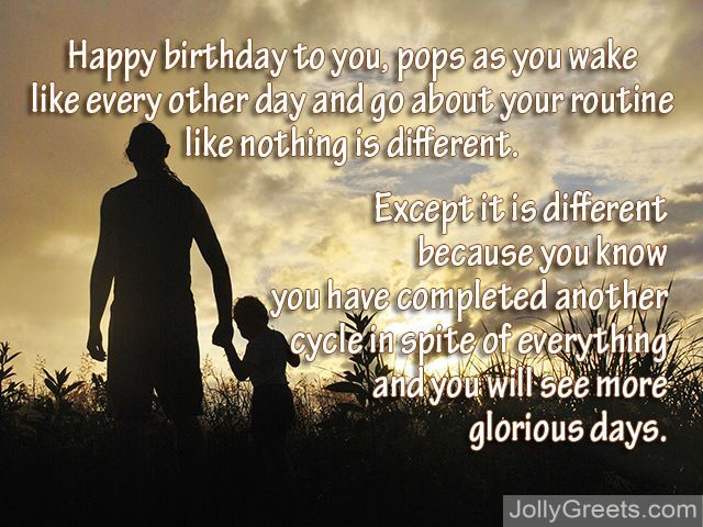 Birthday Poems for Dad