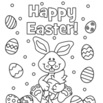 Free Printable Happy Easter Coloring Pages For Kids, Preschoolers & Toddlers