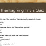 Free Printable Thanksgiving Trivia Quiz