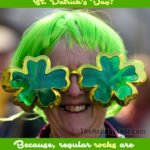 St. Patrick's Day Joke on Shamrocks