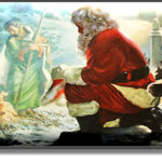 Northminster Santa,Santa praying,Jesus,and his family,One true Christmas story