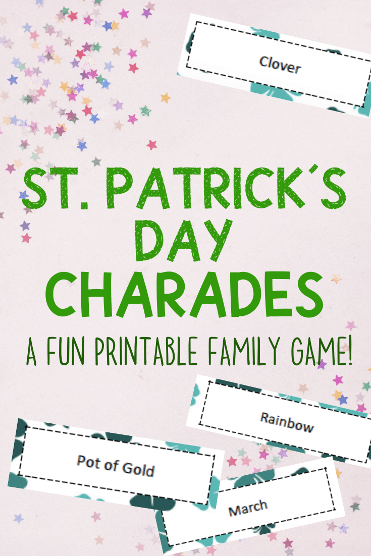 St. Patrick's Day Charades Printable Game
