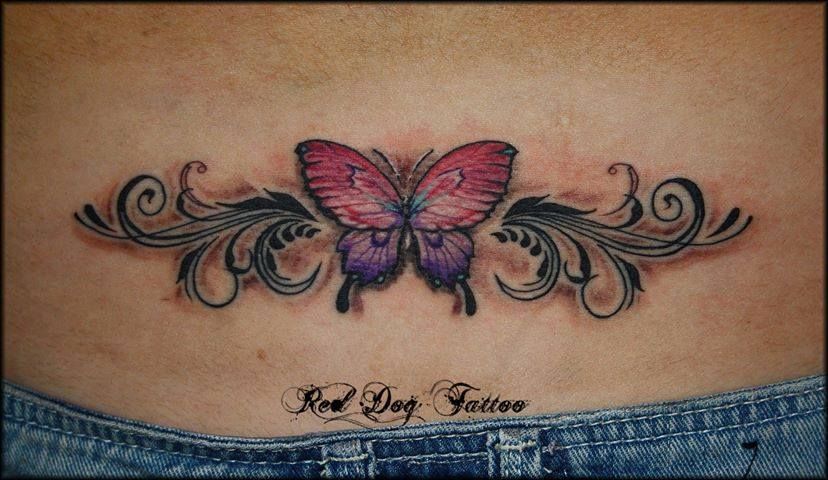 Back Butterfly Tattoos - wide 8