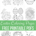 Free printable Easter coloring pages