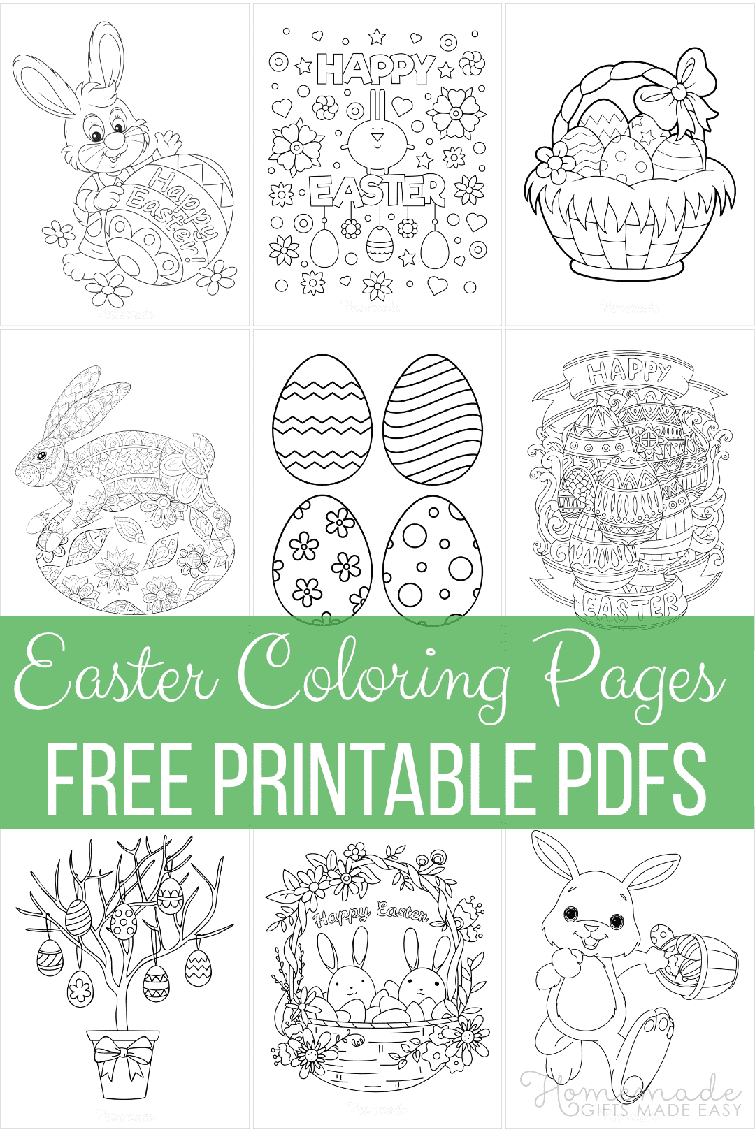 Free printable Easter coloring pages