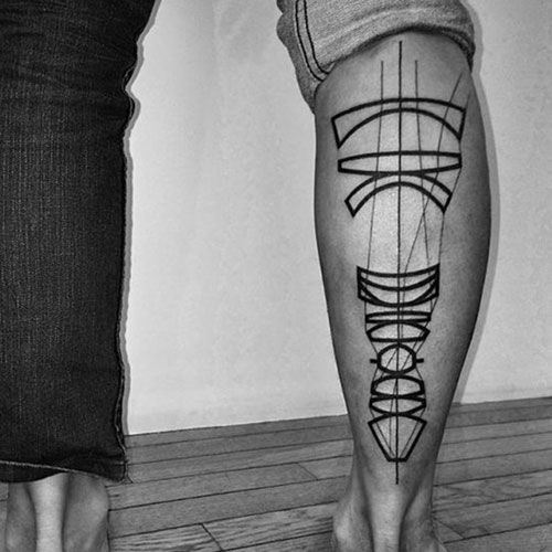 tattoo designs for men leg easy