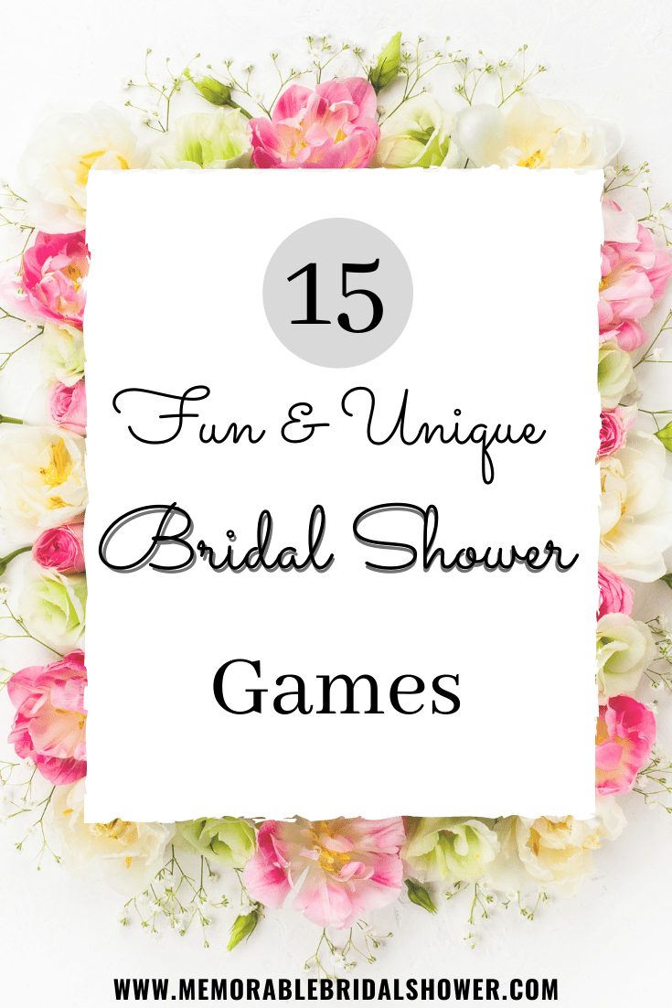 15 Fun and Unique Bridal Shower Games