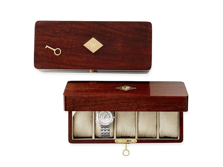 Mark and Graham Wood Watch Box wedding gifts for groom