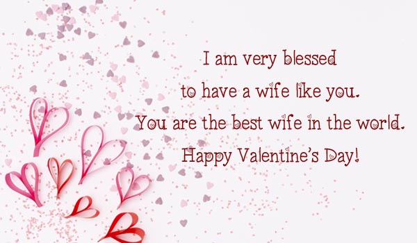 Short Valentine's Day Card Messages for Wife