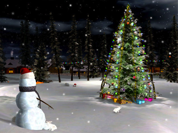 Christmas Eve 3D Wallpaper & Screensaver