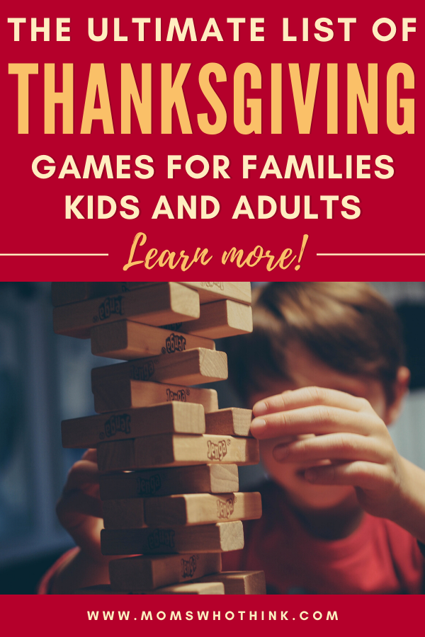 The Ultimate List of Thanksgiving Games For Families, Kids and Adults
