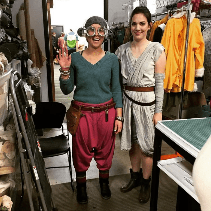 Maz Kanata and Rey Halloween Costume for Teachers