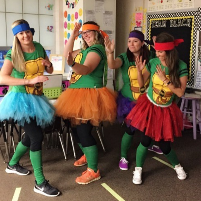 Teenage Mutant Ninja Teachers Halloween Costume for Teachers