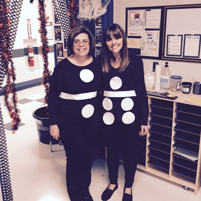 Dominoes Halloween Costume for Teachers