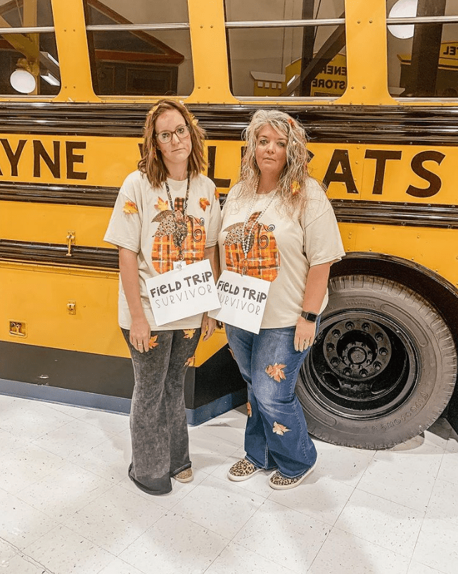 Field Trip Survivors costume for teachers