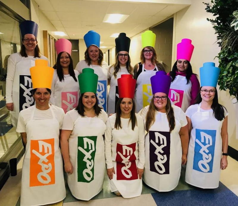 Halloween Expo Markers Teacher Costume