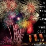 Who invented fireworks, used around the world to celebrate the New Year?