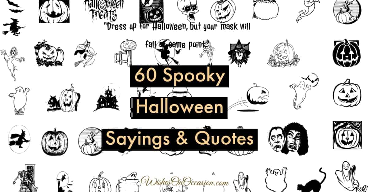 60 Spooky Halloween Sayings | Wishing quotes of Happy Halloween 2020