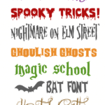 Free Halloween Fonts to Download!