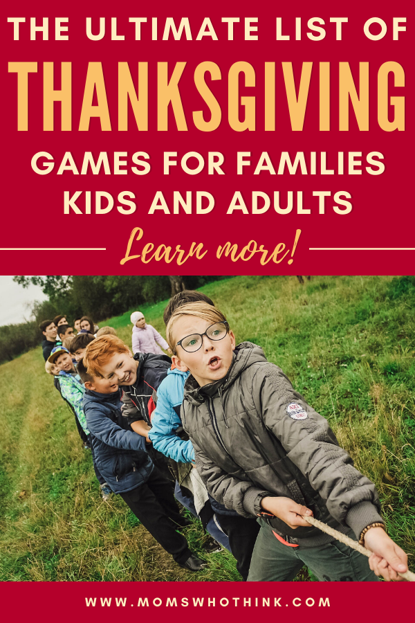 The Ultimate List of Thanksgiving Games For Families, Kids and Adults