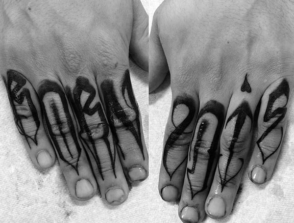 finger tattoos fade away