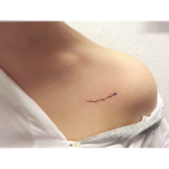 minimalist tattoo design for female with meaning