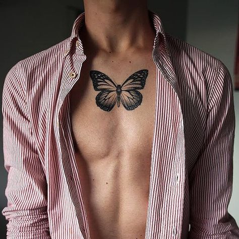 butterfly tattoos for men