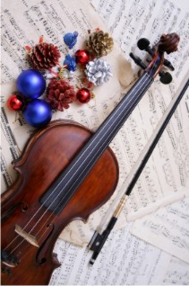 Christmas Carol Game Violin with Sheet Music