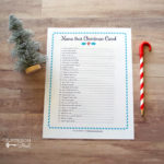 Name that Christmas Carol Printable Game