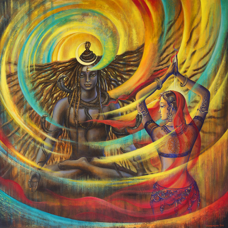 Shiva and Shakti balancing the masculine and feminine within World
