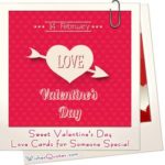 Sweet Valentine's Day Love Cards for Someone Special