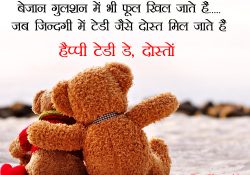 Teddy Day Shayari for Friends