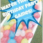 Water Themed Birthday Party Games - Our Little House in the Country #waterballoons #birthdayparty #summer