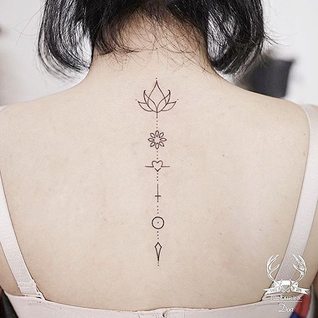 minimalist tattoo design for female with meaning